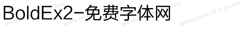 BoldEx2字体转换