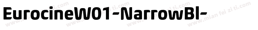EurocineW01-NarrowBl字体转换