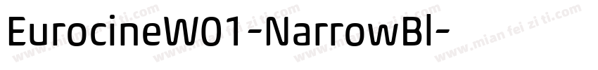 EurocineW01-NarrowBl字体转换