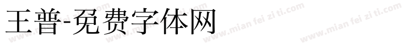 王普字体转换