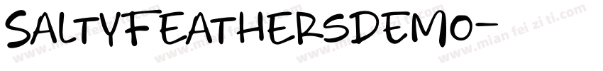 SaltyFeathersDEMO字体转换