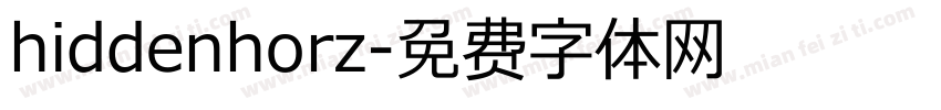 hiddenhorz字体转换