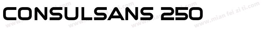 ConsulSans-250字体转换