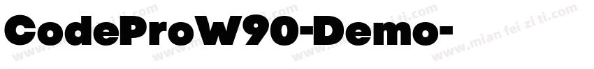 CodeProW90-Demo字体转换