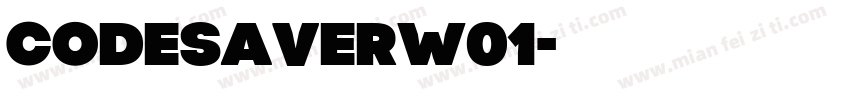 CodeSaverW01字体转换
