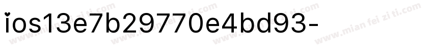 ios13e7b29770e4bd93字体转换