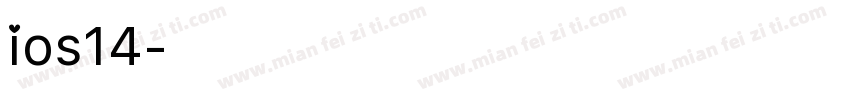 ios14字体转换
