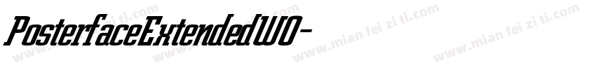 PosterfaceExtendedW0字体转换