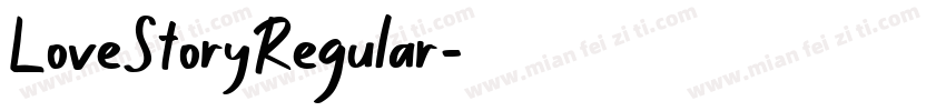 LoveStoryRegular字体转换
