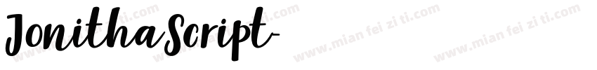 JonithaScript字体转换