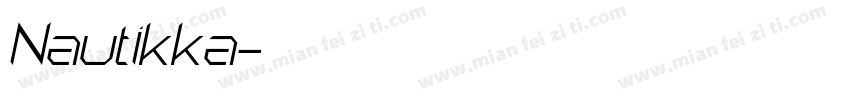 Nautikka字体转换