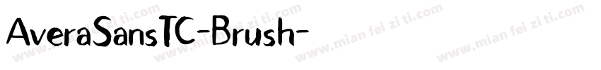 AveraSansTC-Brush字体转换