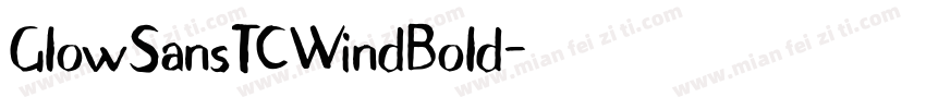 GlowSansTCWindBold字体转换