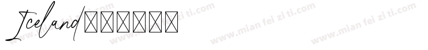 Iceland字体转换