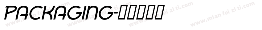 Packaging字体转换
