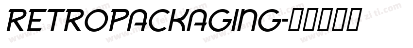 RetroPackaging字体转换