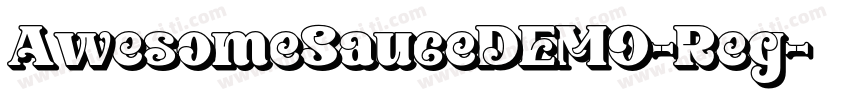 AwesomeSauceDEMO-Reg字体转换