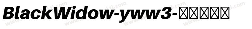 BlackWidow-yww3字体转换