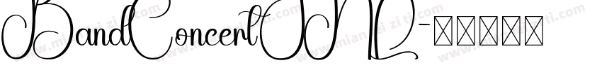 BandConcertJNL字体转换