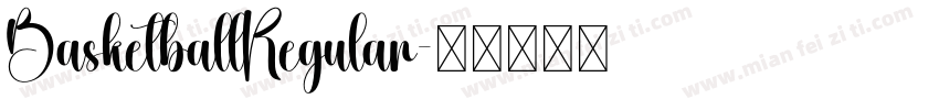 BasketballRegular字体转换