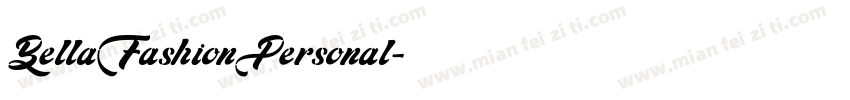 BellaFashionPersonal字体转换
