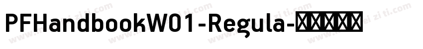 PFHandbookW01-Regula字体转换