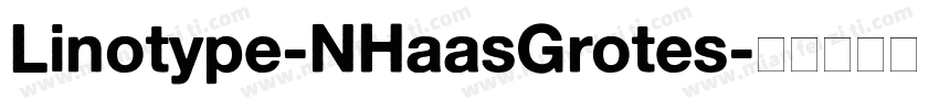 Linotype-NHaasGrotes字体转换
