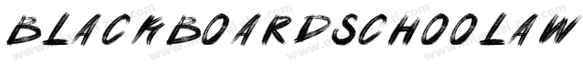 BlackboardSchoolAwesome-nRRMM字体转换