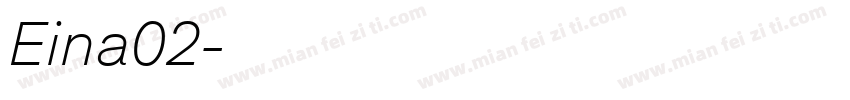 Eina02字体转换