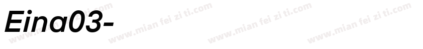 Eina03字体转换