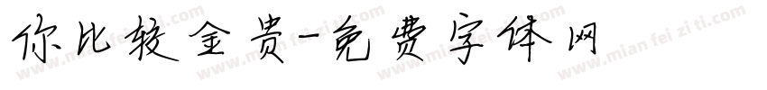 你比较金贵字体转换
