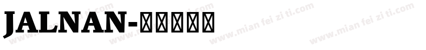JALNAN字体转换
