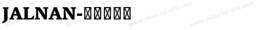 JALNAN字体转换