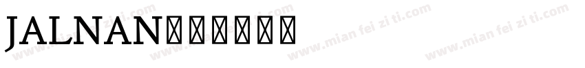 JALNAN字体转换