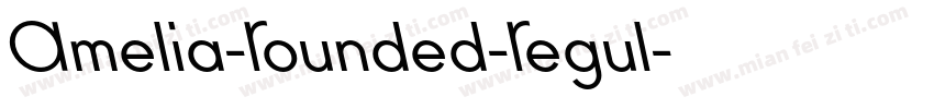Amelia-Rounded-Regul字体转换