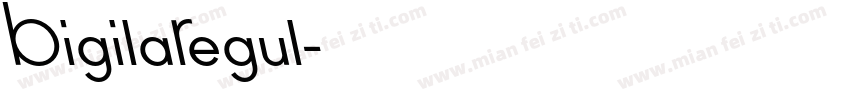 BigilaRegul字体转换