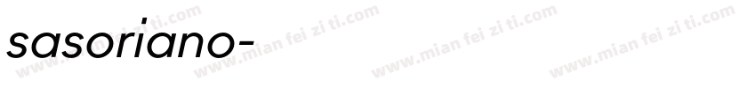 sasoriano字体转换