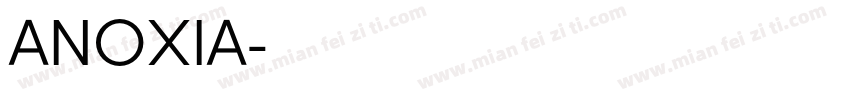 ANOXIA字体转换