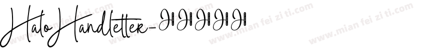 HaloHandletter字体转换