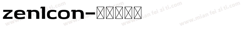 zenlcon字体转换