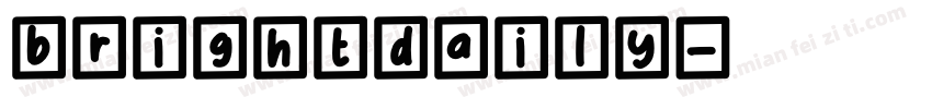BrightDaily字体转换