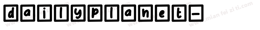 DailyPlanet字体转换