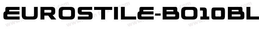 eurostile-bo10bl字体转换
