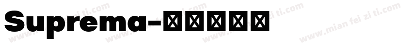 Suprema字体转换