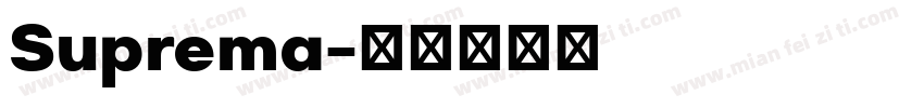 Suprema字体转换