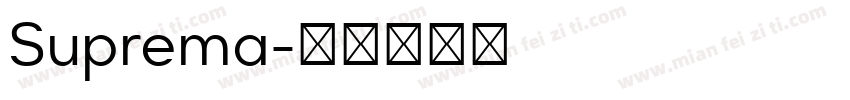 Suprema字体转换
