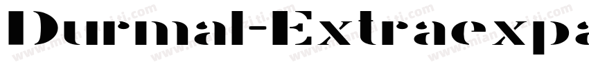 Durmal-Extraexpanded字体转换