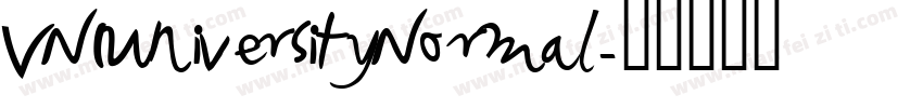 VNIUniversityNormal字体转换