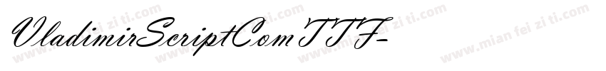 VladimirScriptComTTF字体转换