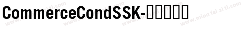 CommerceCondSSK字体转换